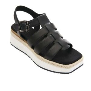 VANELI ERINNA Black Platform Sandals